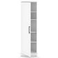 Sauder Homeplus 5-Shelf Corner Storage Cabinet in Soft White, , large