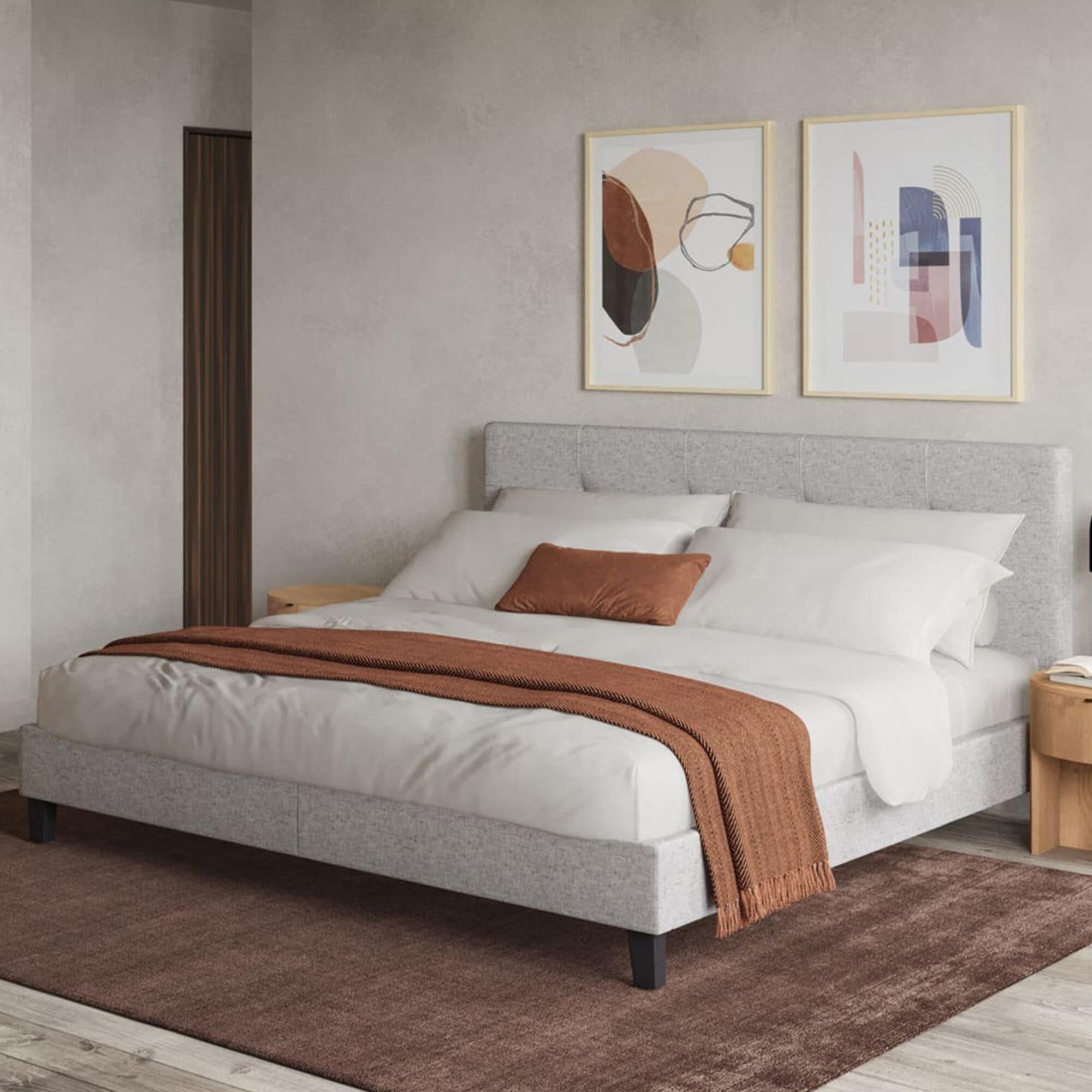 Eliza top tufted bed