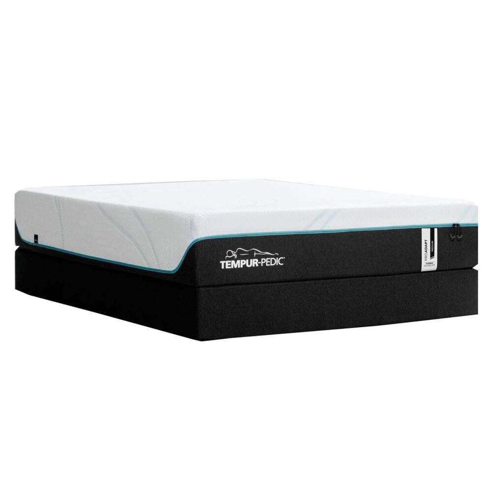 Tempur-Pedic TEMPUR-PROADAPT Medium Hybrid Queen Mattress with High Profile Box Spring, , large