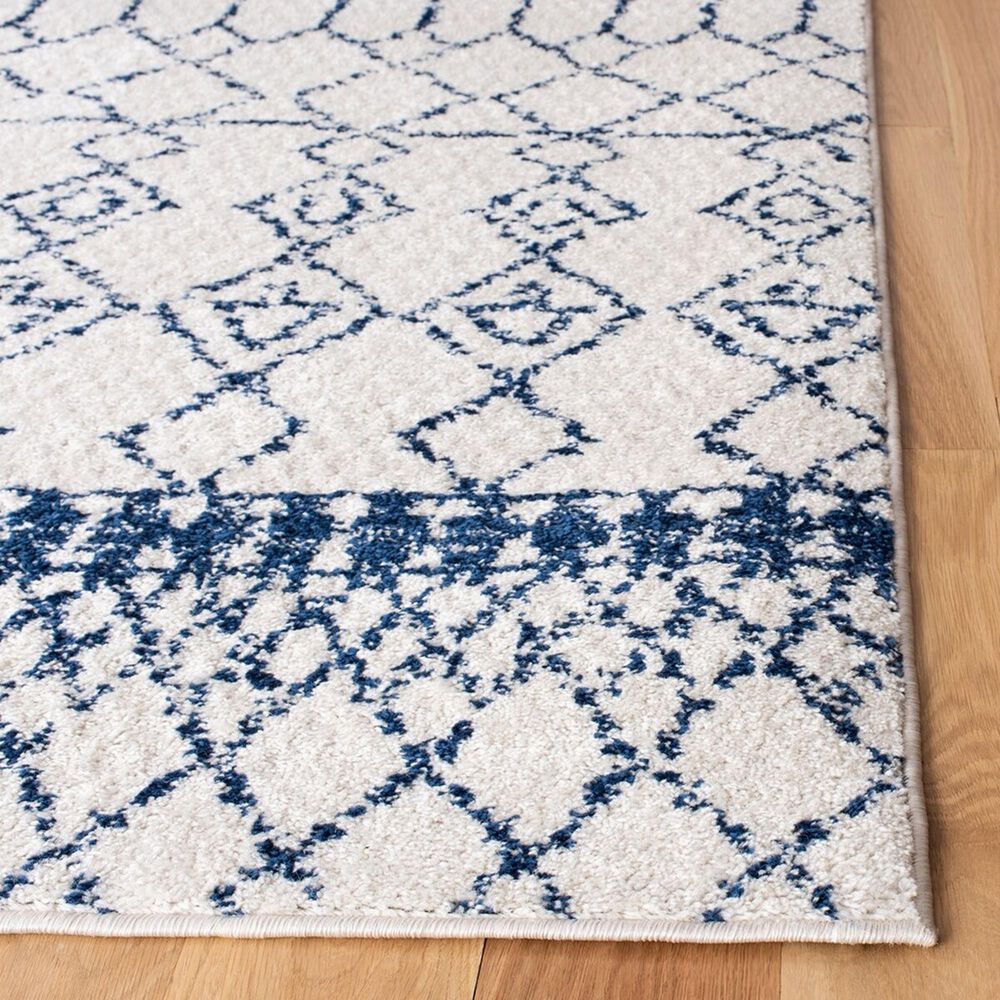 Safavieh Tulum  10&#39; x 14&#39; Ivory and Navy Area Rug, , large