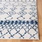 Safavieh Tulum 10" x 14" Ivory and Navy Area Rug, , large