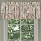 J. Queen New York Janessa 72" x 17" Window Straight Valance in Coral, Gold and Spice, , large