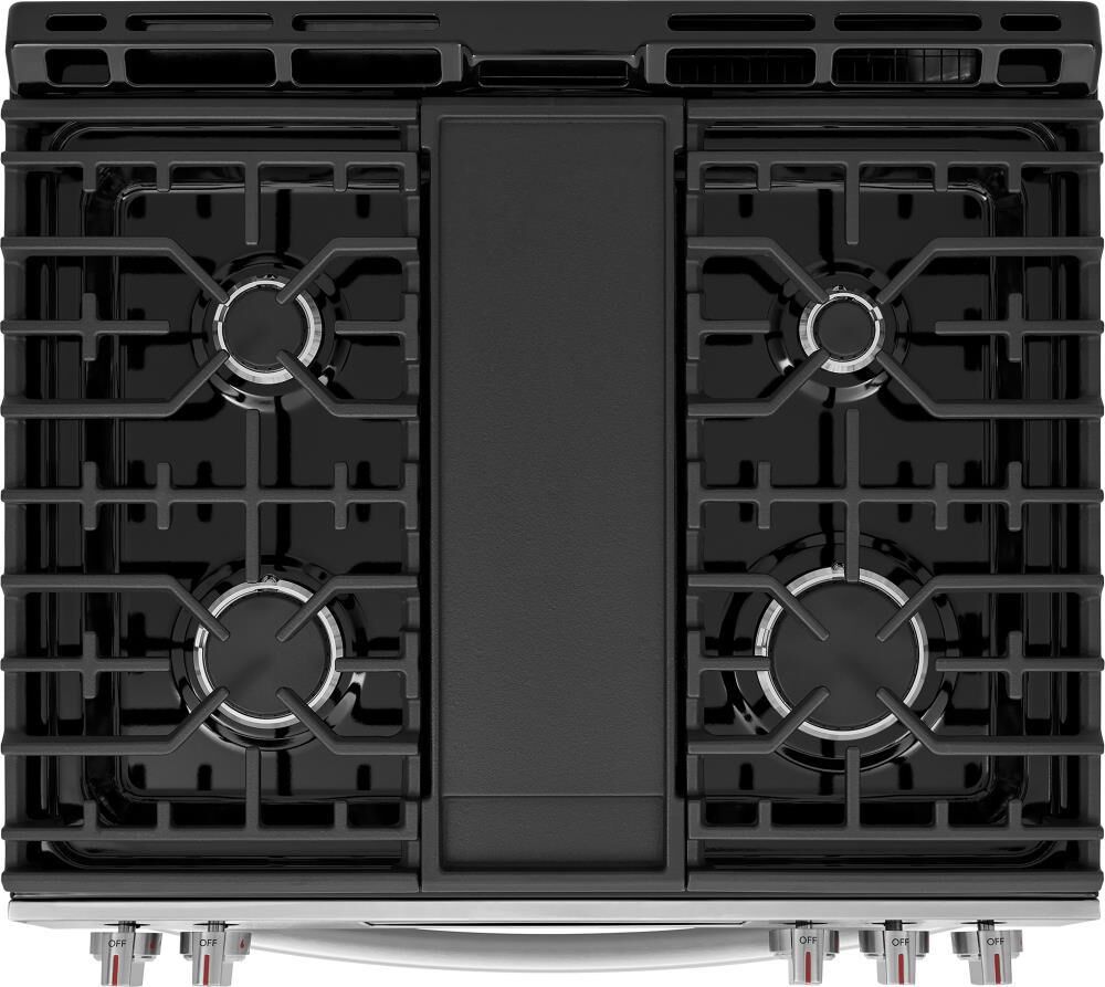 Frigidaire Gallery 30&quot; Freestanding Gas Convection Range with Stone-Baked Pizza in Stainless Steel, , large