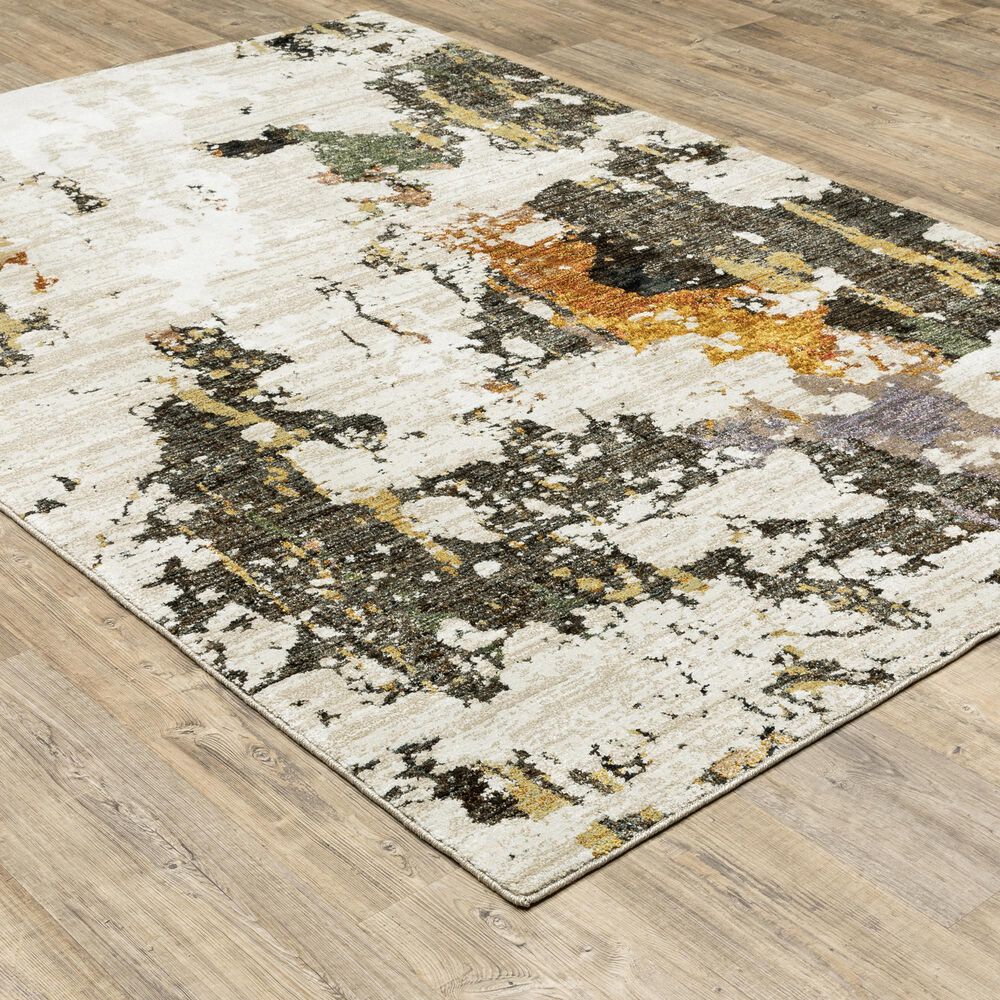 Oriental Weavers Evolution Beige 5&#39;3&quot; x 7&#39;3&quot; Area Rug, , large