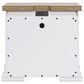 Ashley 5-Piece Queen Bedroom Set in White and Natural, , large