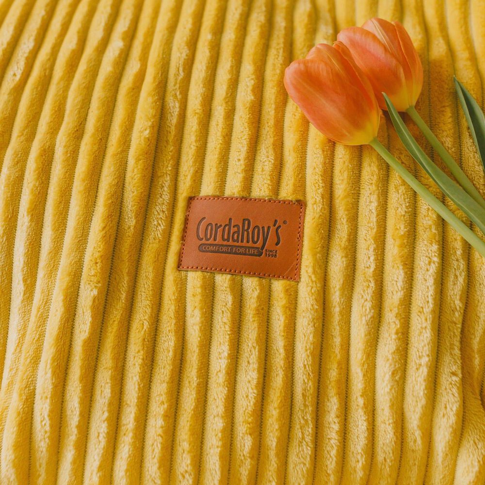 Bean Bag Nest Chairs Queen Plush Bean Bag in Saffron, , large