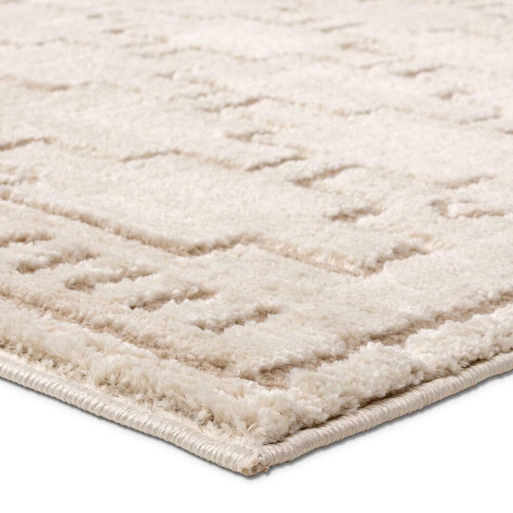 Jaipur Jaida Dawson 2&#39;7&quot; x 10&#39; Gray Morn, Humus and Coconut Milk Runner, , large