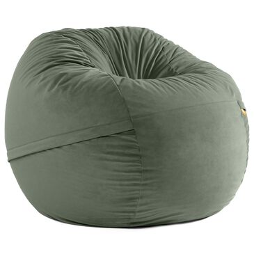 Jaxx Saxx 5" Large Round Bean Bag Chair in Green, , large