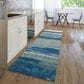 Dalyn Rug Company Trevi TV8 2"3" x 7"6" Blue Runner, , large