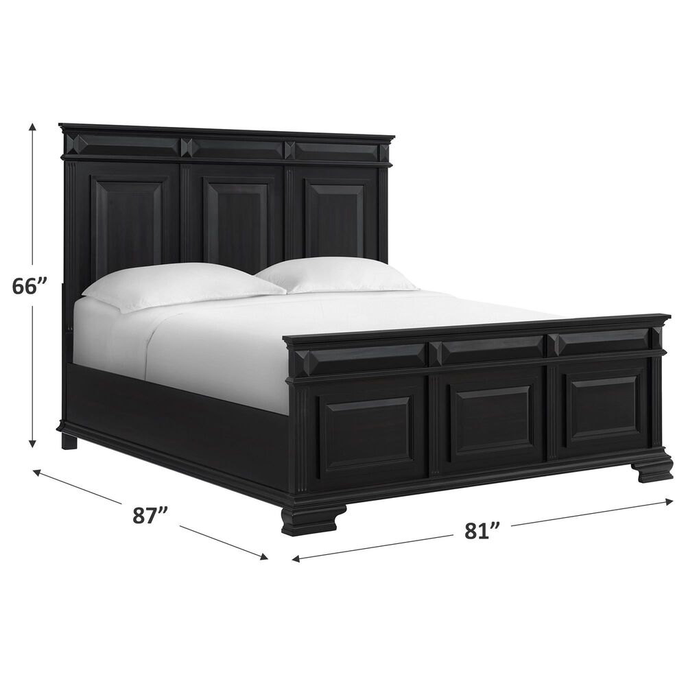 Mayberry Hill Bridgestone King Panel Bed in Black, , large