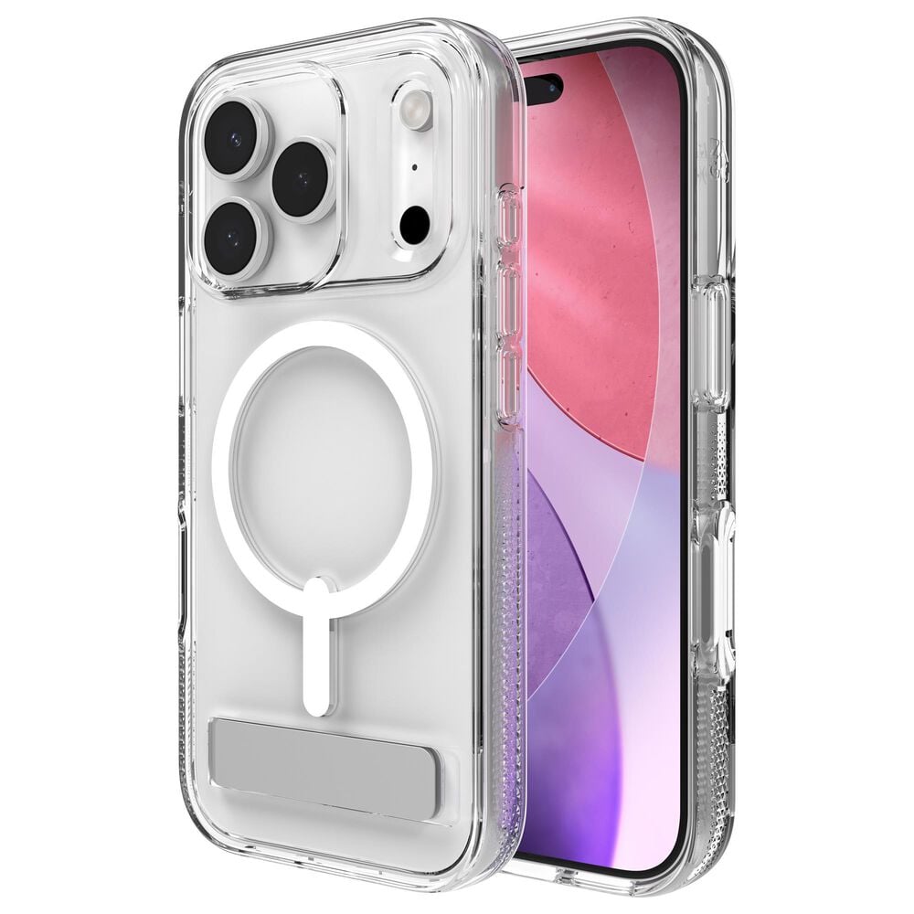 Zagg Crystal Palace Snap Case with Kickstand for Apple iPhone 17 Pro in Clear, , large