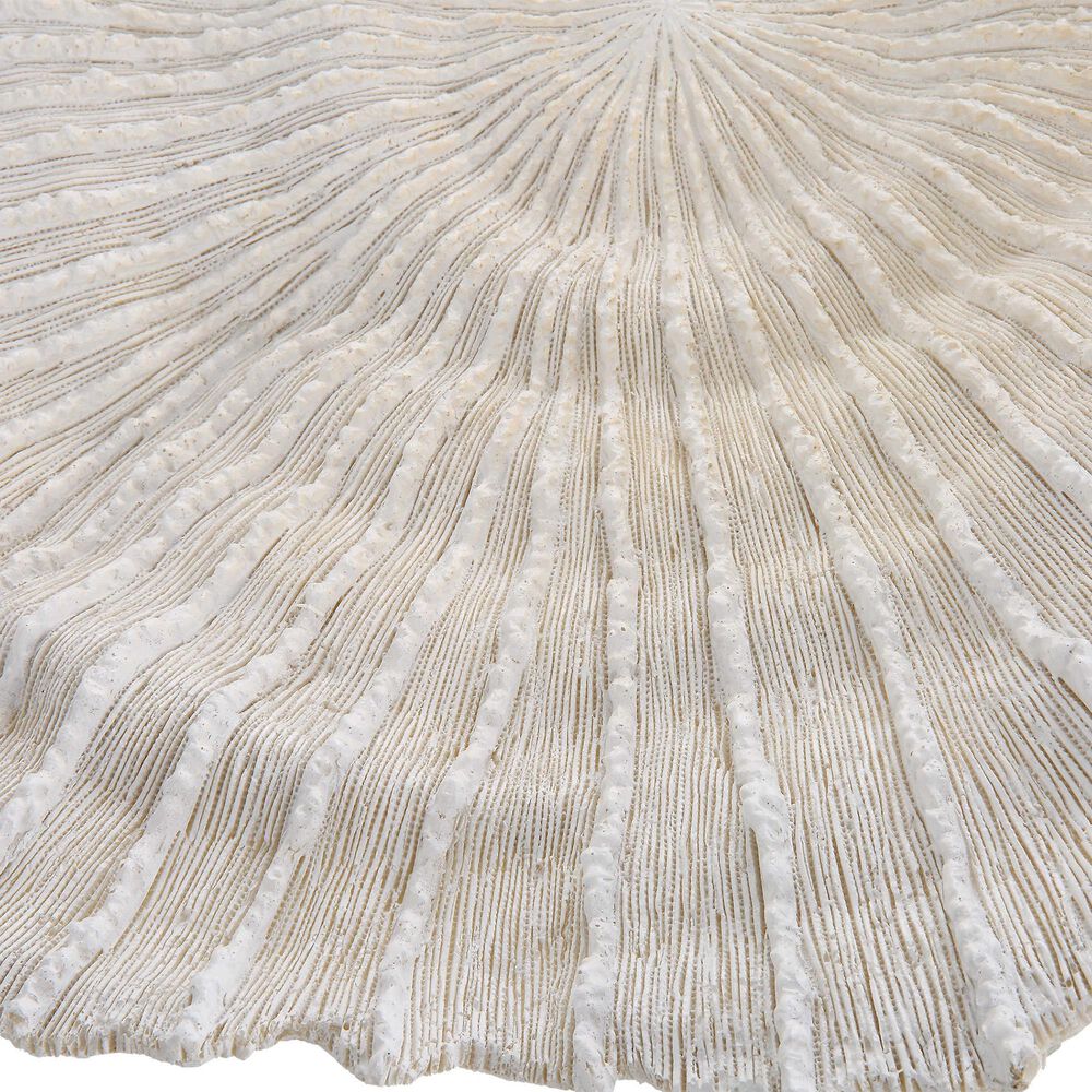 Uttermost Ocean Gems 21&quot; x 22&quot; Wall Decor in Ivory and Tan &#40;Set of 3&#41;, , large
