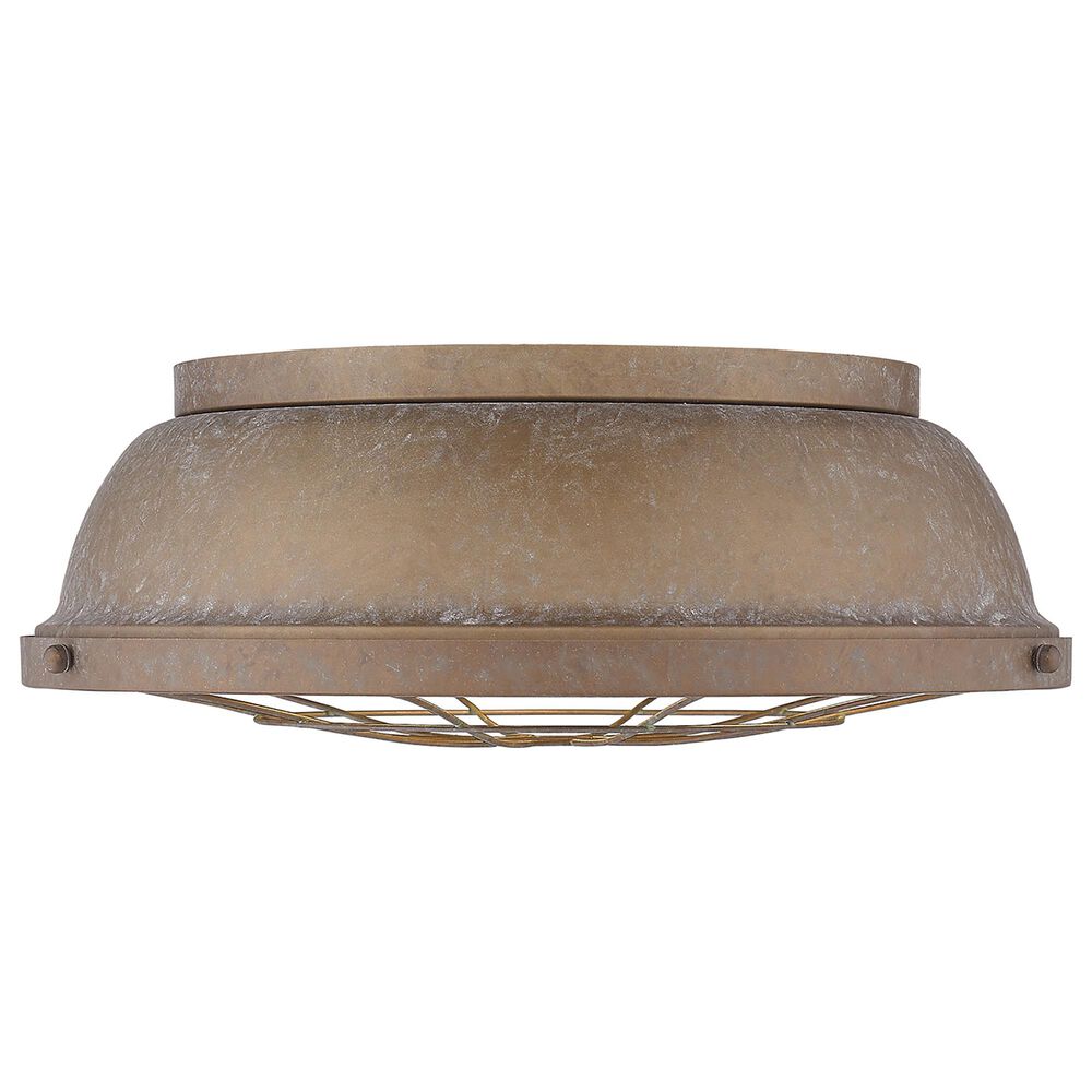 Golden Lighting Bartlett 16&quot; Flush Mount in Copper Patina, , large