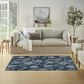 Nourison Garden Oasis GOA03 Navy 4" x 6" Indoor/Outdoor Area Rug, , large