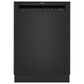 Bosch 300 Series 24" Built-In Recessed Handle Dishwasher with 8 Wash Cycles in Black, , large