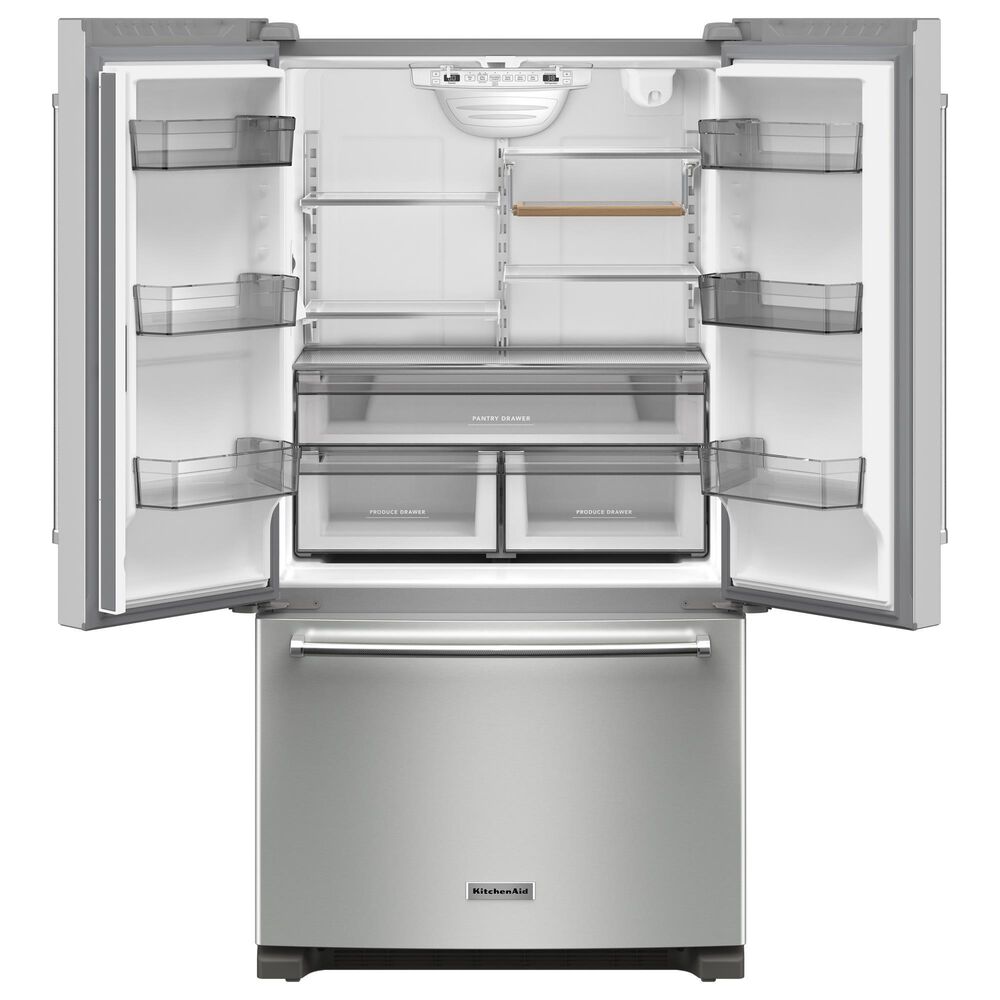 KitchenAid 20 Cu. Ft. French Door Refrigerator in Stainless Steel, , large