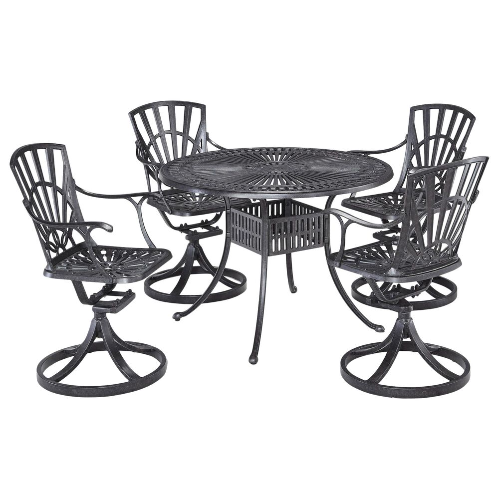 Homestyles Grenada 5-Piece Dining Set in Gray, , large