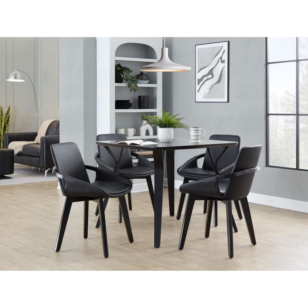 Lumisource Cosmo Arm Chair in Black, , large