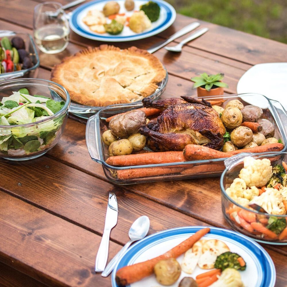 Libbey Glass Baker's Basics 6-Piece Glass Bakeware Set in Clear, , large