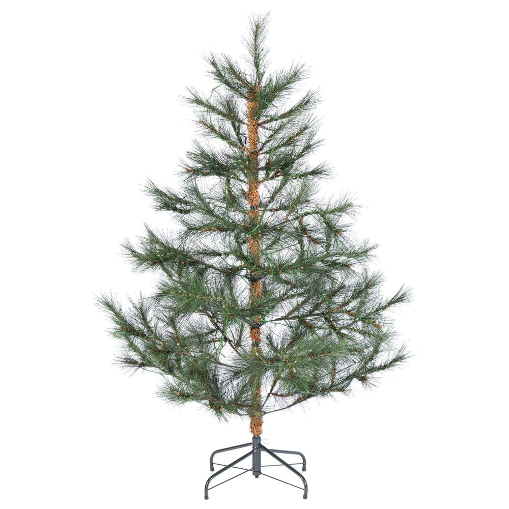 The Gerson Company 5" Pre-Lit Artificial Christmas Tree in Green, , large