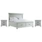 Mayberry Hill Slater King Storage Bed with Two Nightstands in Gray, , large