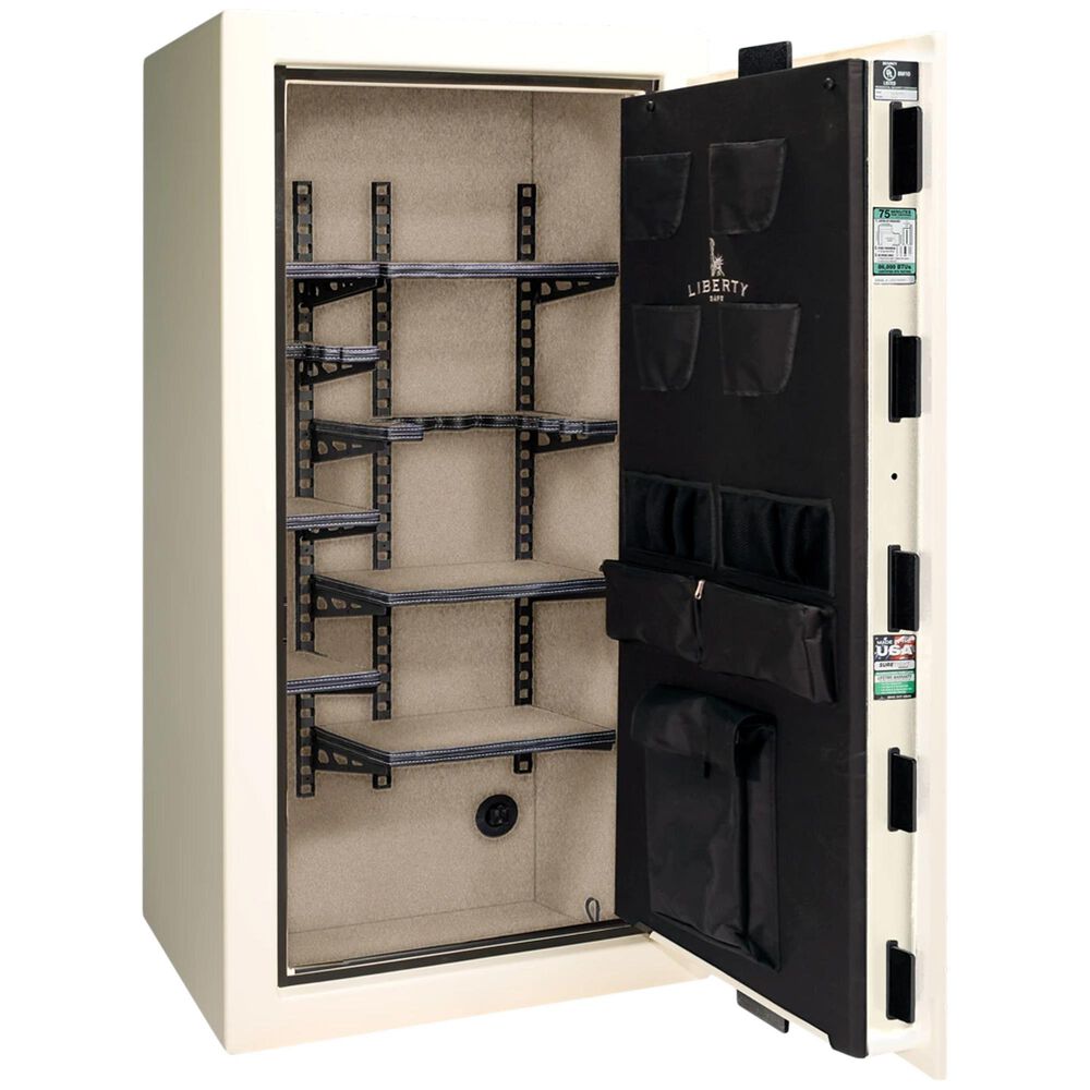 Liberty Safe Colonial 23 Gun Safe in White Gloss, , large