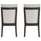 Emerald Home Furnishings Sutton Place Side Chair in Cocoa (Set of 2), , large