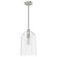Hunter Lochmeade 1-Light Large Pendant in Brushed Nickel, , large