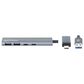 Manhattan 4-Port USB 3.0 Combo Hub in Space Gray, , large