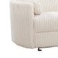 Simeon Collection Power Glider Reclining Console Loveseat in Mega Ivory, , large
