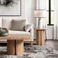 Jennifer Taylor Home Sonoma End Table in Rustic Greige Brown, , large