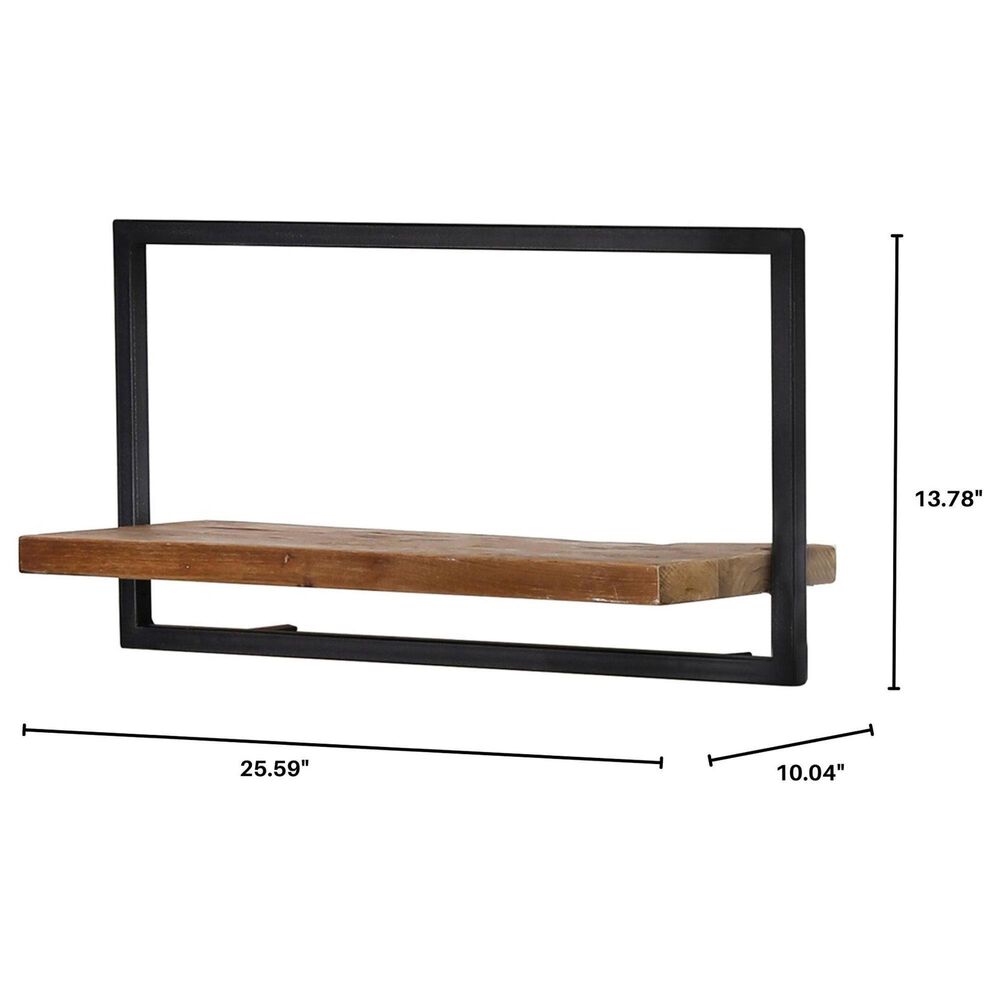 LH Imports D-Bodhi Metal Wall Box Type A in Natural and Black, , large