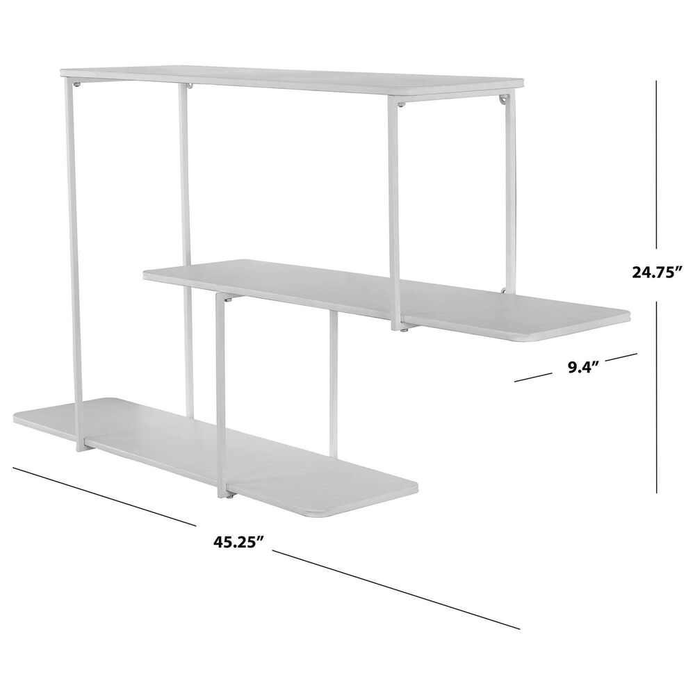 Safavieh Melanee Wall Shelf in White, , large