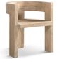 Jennifer Taylor Home Soren Arm Dining Chair in Heritage Light Natural Brown, , large