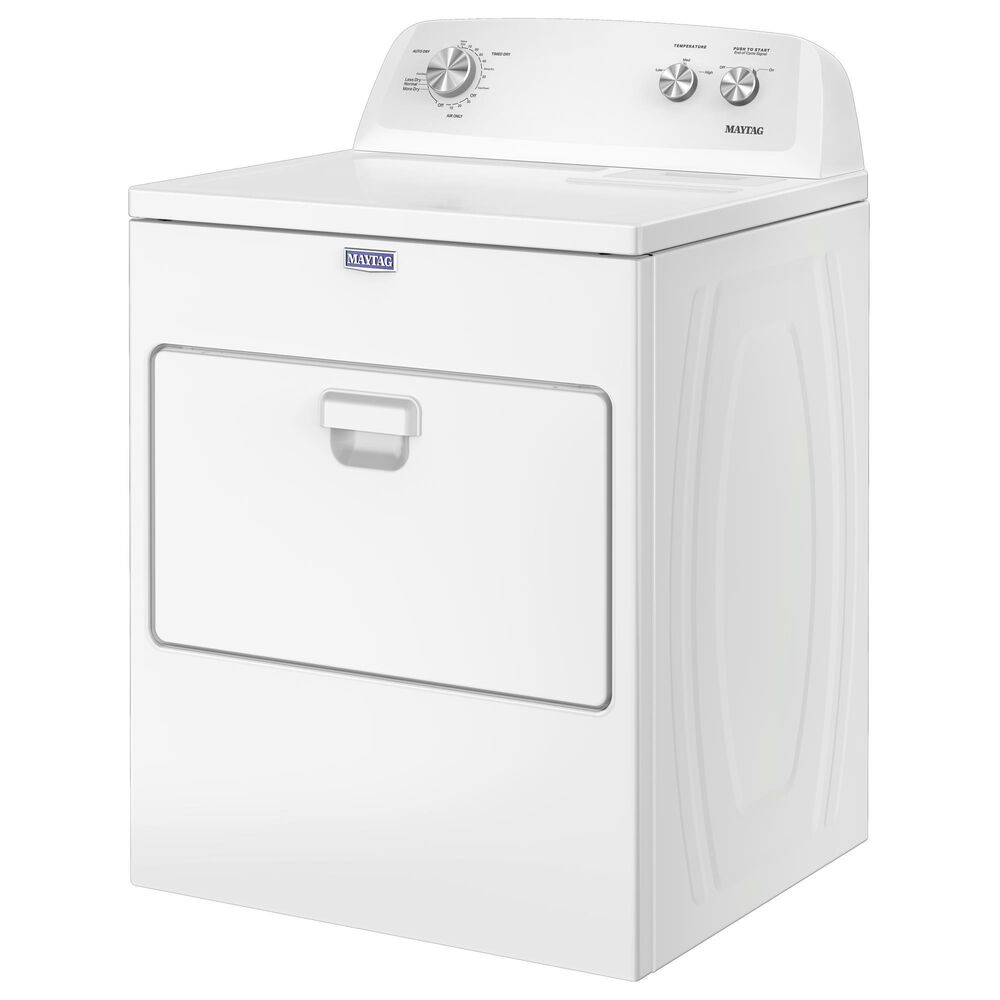 Maytag 7 Cu. Ft. Top Load Gas Wrinkle Prevent Dryer in White, , large