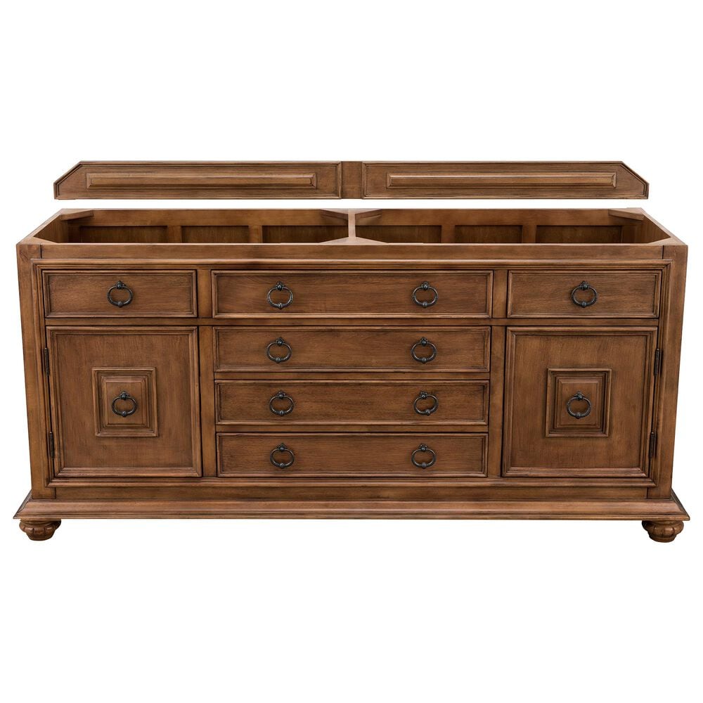 James Martin Mykonos 72" Double Vanity Cabinet in Cinnamon, , large