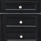 James Martin Vanities Brittany 60" Single Bathroom Vanity in Black Onyx with 3 cm Carrara White Marble Top and Rectangle Sink, , large