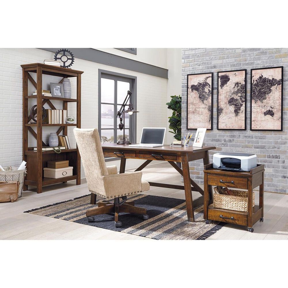 Signature Design by Ashley Baldridge Printer Stand in Rustic Brown, , large