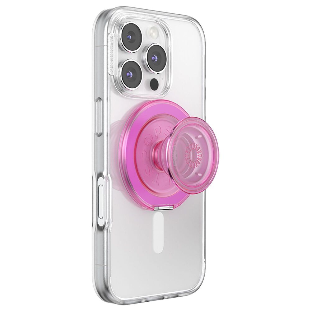 PopSockets MagSafe Circle Kick-Out PopGrip in Translucent Baby Pink, , large