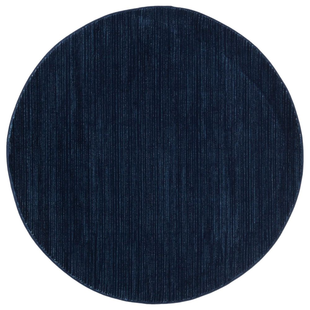 Safavieh Vision 5" Round Navy Area Rug, , large