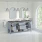 James Martin Vanities Breckenridge 72" Double Bathroom Vanity in Serenity Blue with 3 cm Parisien Bleu Quartz Top and Rectangular Sinks, , large
