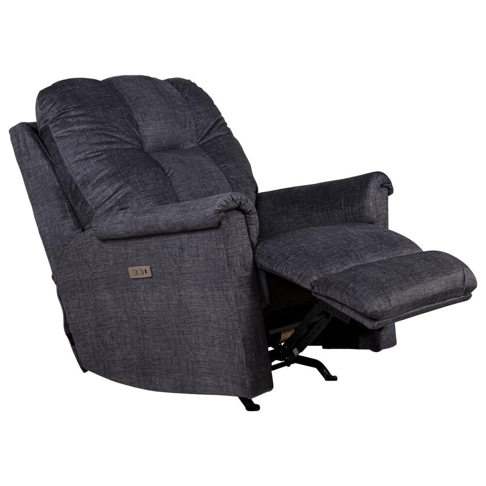 Southern Motion Baxter Power Rocker Recliner with Power Headrest in Charcoal, , large