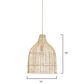 Jamie Young Direct Ship Loom 1-Light Pendant in Cream, , large