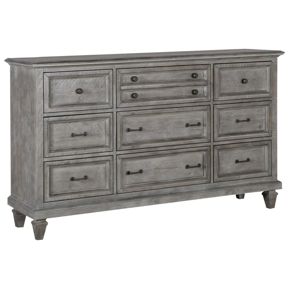 Nicolette Home Lancaster 9 Drawer Dresser in Dovetail Grey, , large