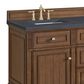 James Martin Vanities Lorelai 60" Double Vanity in Mid-Century Walnut with 3 cm Charcoal Soapstone Quartz Top, , large