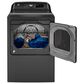 GE 4.5 Cu. Ft. Top Load Washer and 7.4 Cu. Ft. Electric Dryer Laundry Pair in Diamond Gray, , large