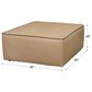 Hartsfield Nico Castered Ottoman in Walnut, , large