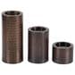Maple and Jade Handmade Pillar Candle Holder in Polished Brown (Set of 3), , large