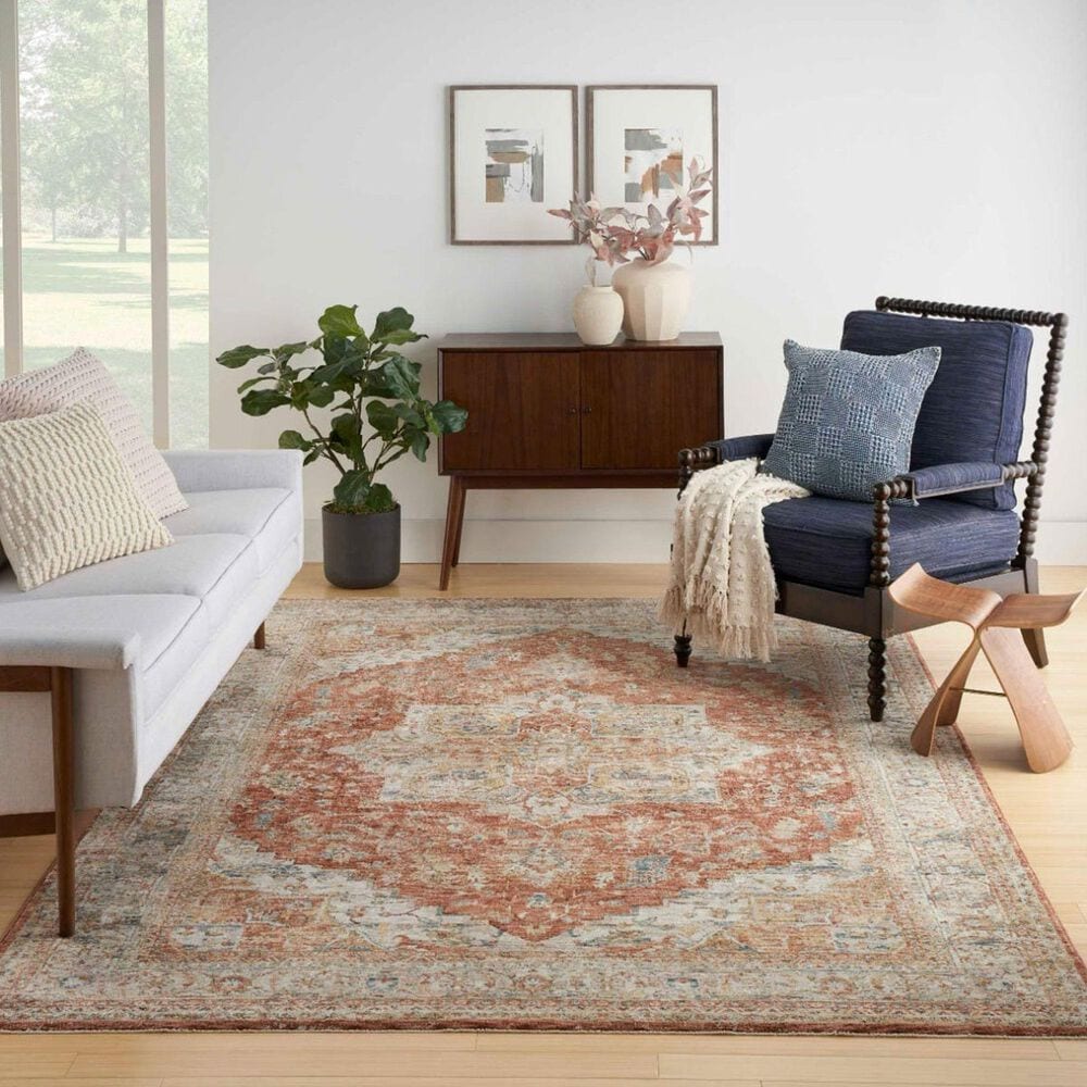 Nourison Sahar 3&#39;11&quot; x 5&#39;11&quot; Ivory and Multicolor Area Rug, , large