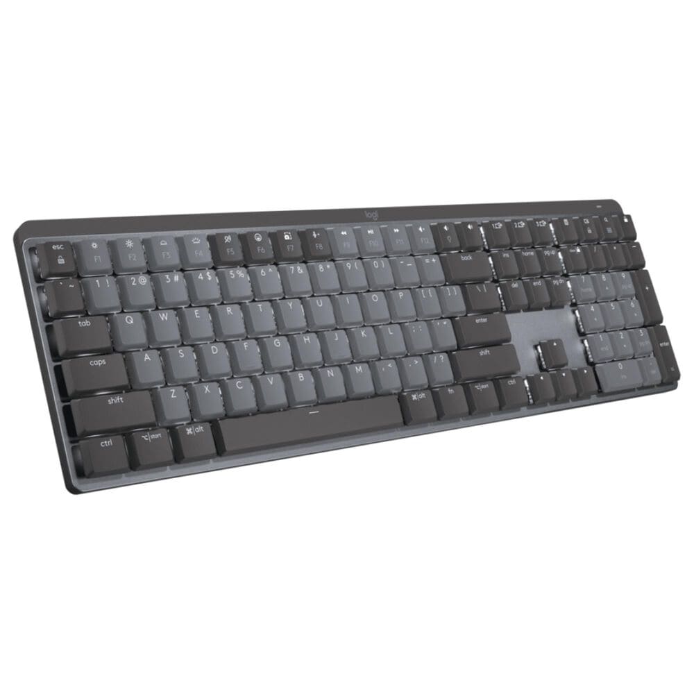 Logitech MX Mechanical Tactile Quiet Wireless Keyboard in Graphite, , large